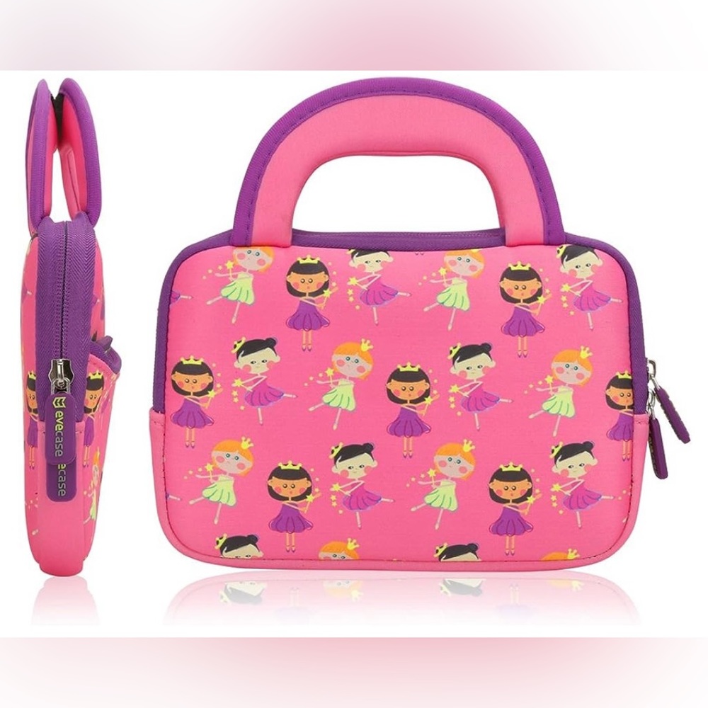 Fairy Princess Zipper Sleeve for all versions of Fire Kids and Kids Pro Tablets